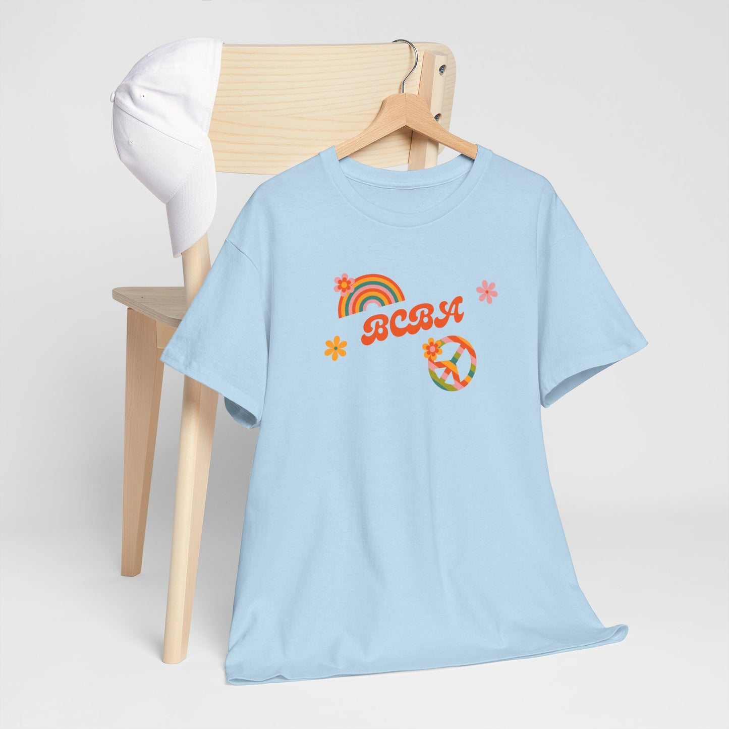Retro Rainbow Peace Tee, Unisex Cotton T-Shirt, Vintage Graphic Shirt, Festival Wear, Summer Fashion, Gift for Friends