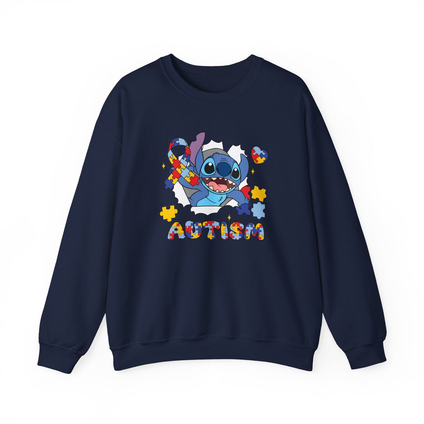 Autism Puzzle Crewneck Sweatshirt