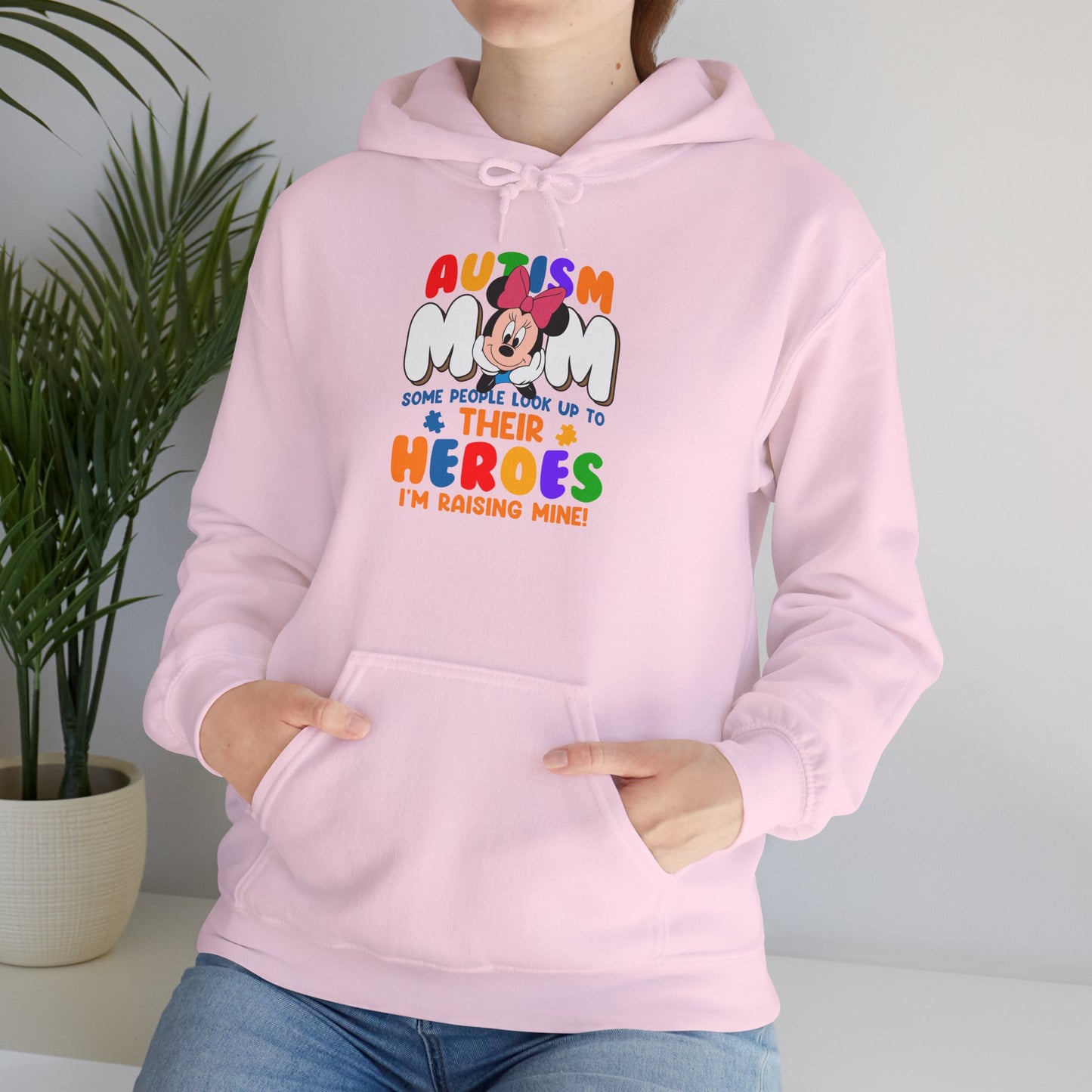 Autism Mom Hoodie - Proud Parent Support Sweatshirt (I’m Raising Heroes)