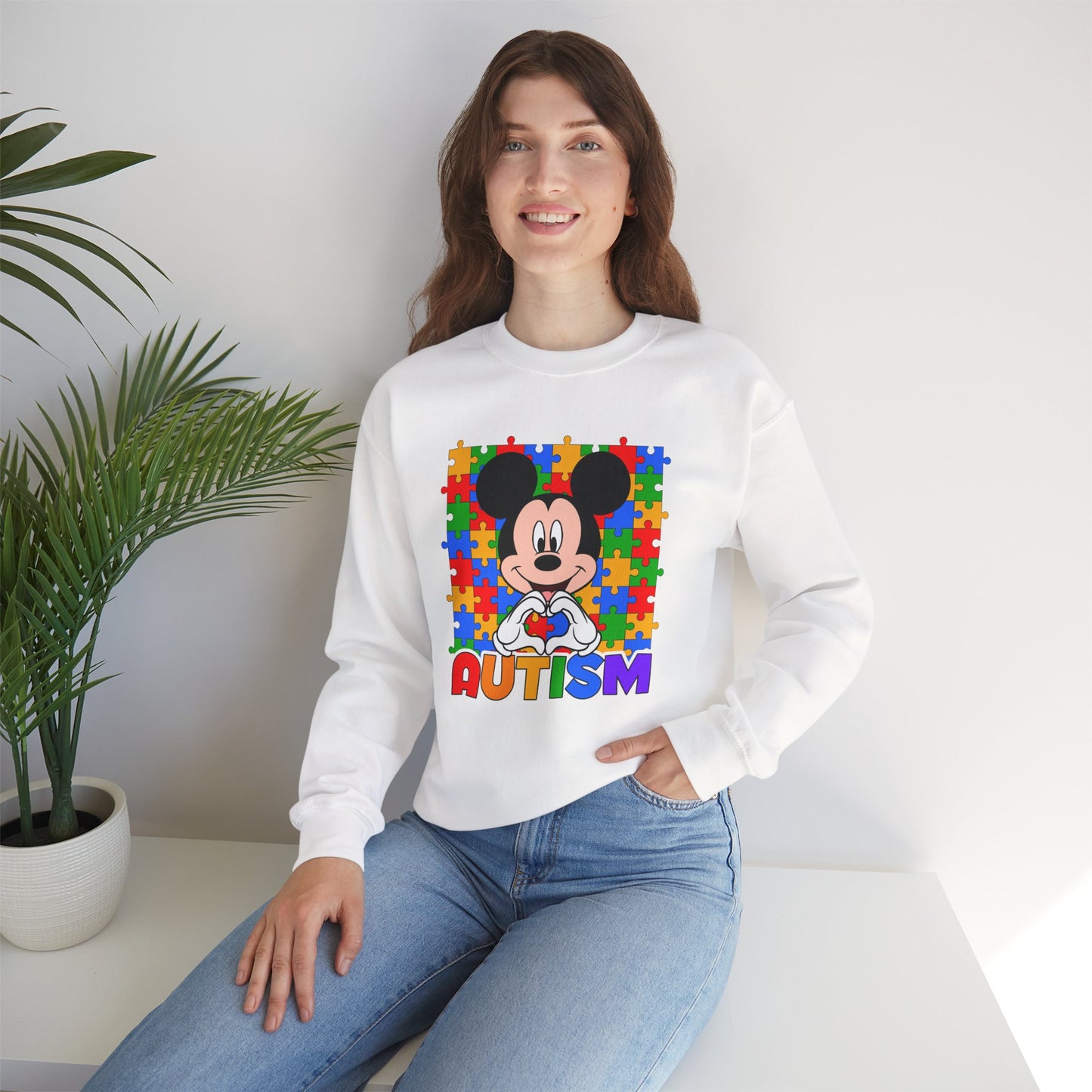 Autism Puzzle Crewneck Sweatshirt