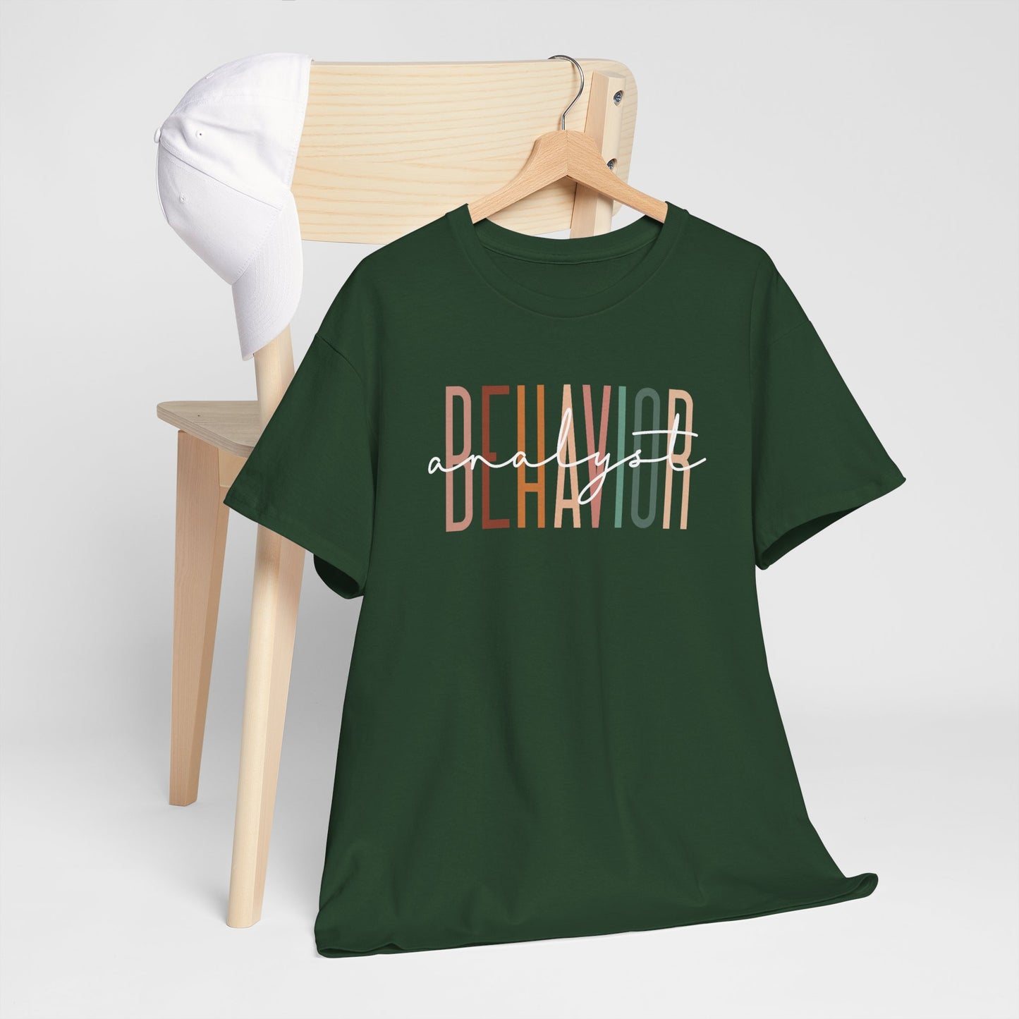 Behavior Anxious Tee — Retro Script Anxiety Awareness T-Shirt