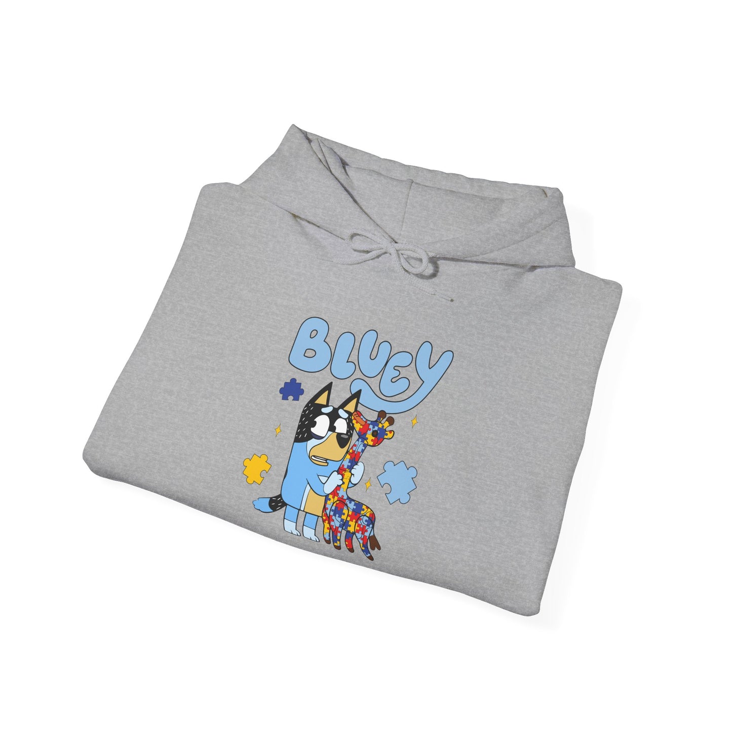 Bluey Cartoon Hoodie — Cute Blue Heeler Kids TV Character Pullover