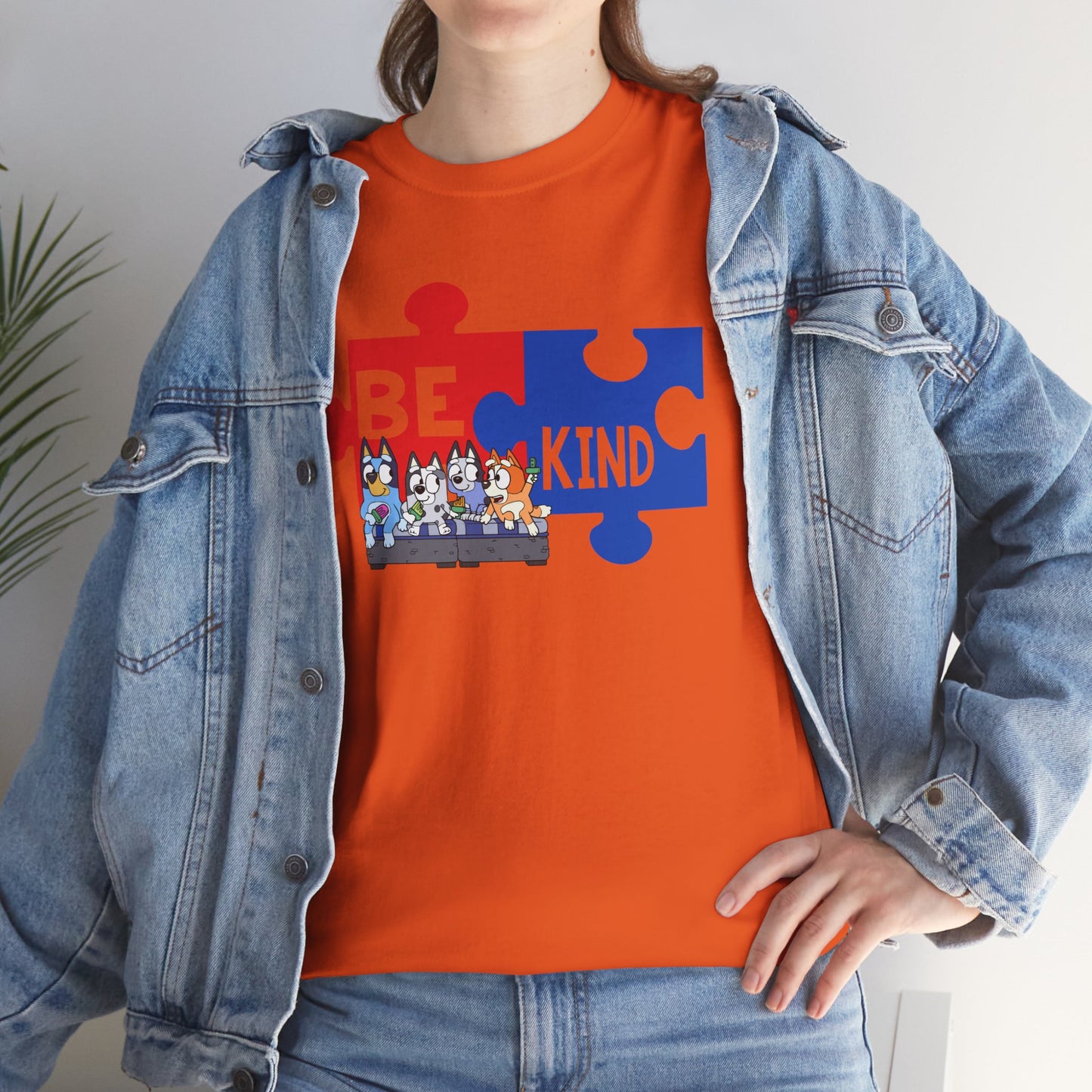 Be Kind Puzzle Piece T-Shirt — Autism Awareness Tee