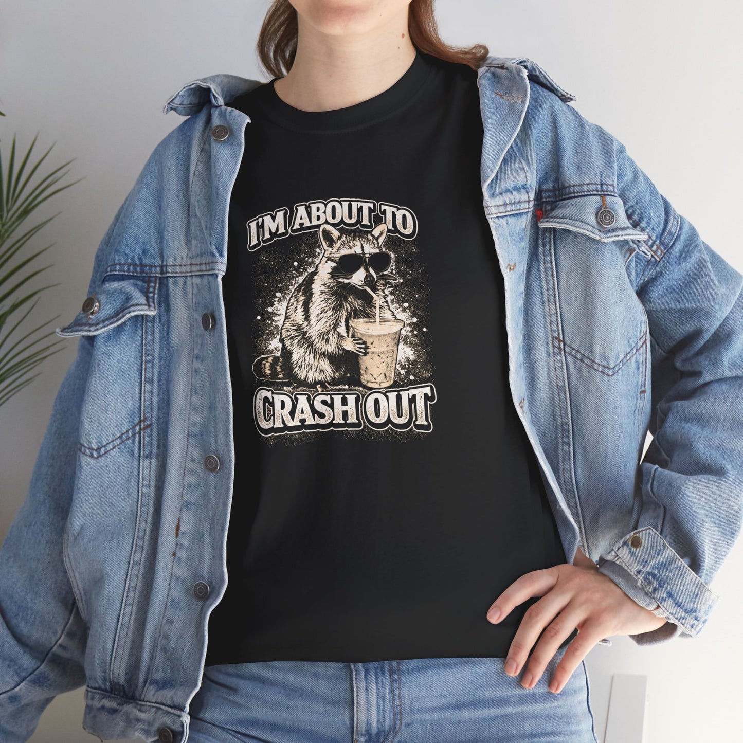 I’m About to Crash Out Skull Tee – Vintage Biker Rock Graphic T-Shirt