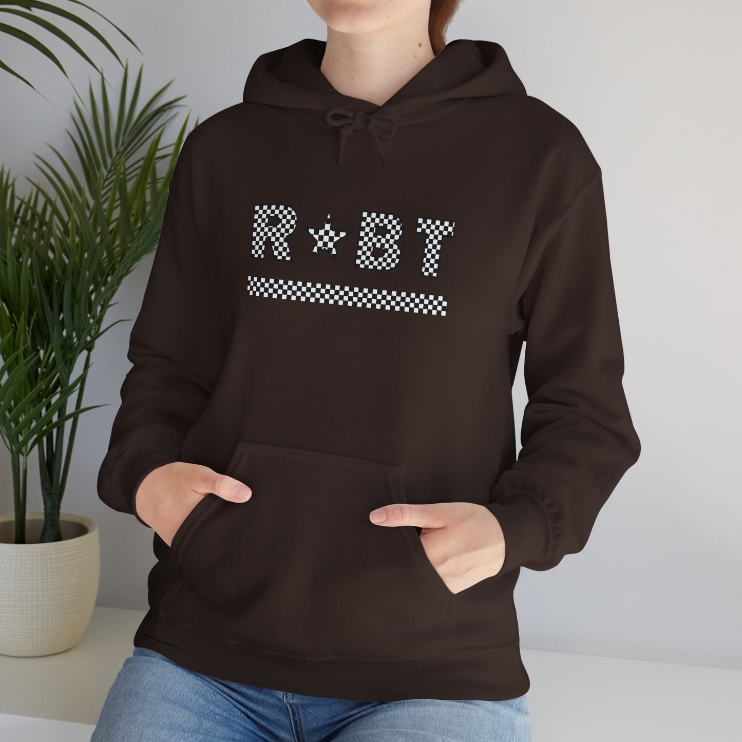 RBT Star Checkerboard Logo Hoodie