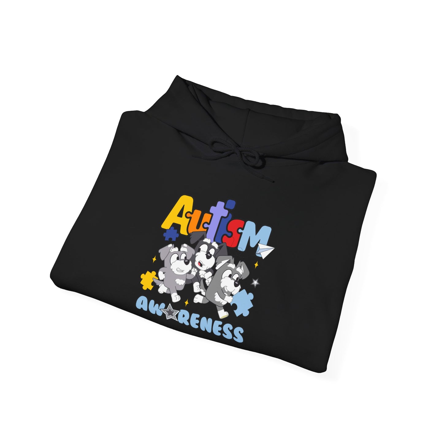 Autism Awareness Hoodie — Puzzle Heart Design