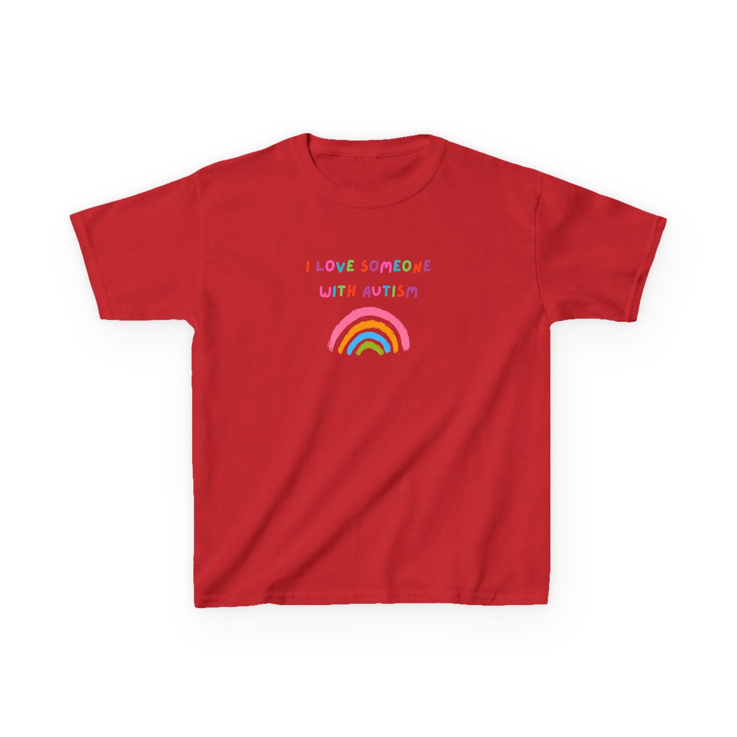 Autism Awareness Kids Tee - I Love Someone with Autism
