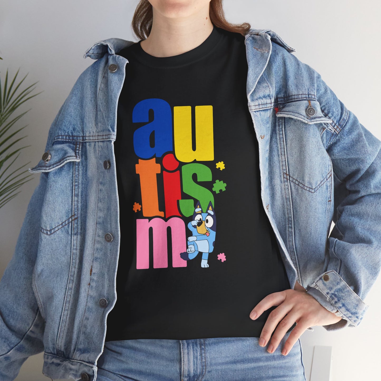 Autism Colorful Letters Kids T‑Shirt — Support & Awareness Tee