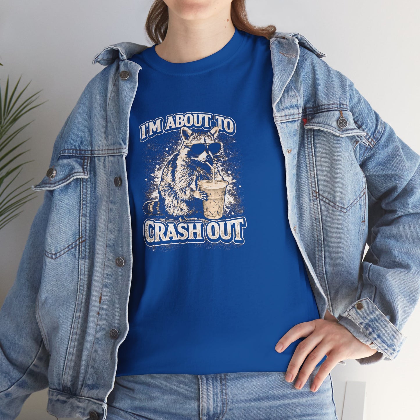 I’m About to Crash Out Skull Tee – Vintage Biker Rock Graphic T-Shirt