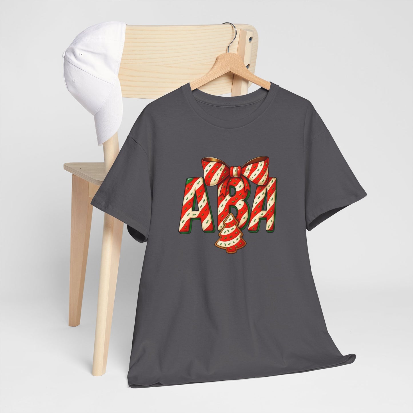 ABA Lil Debbie Christmas Tree Cake Tee — ABA Holiday Dessert Graphic T-Shirt
