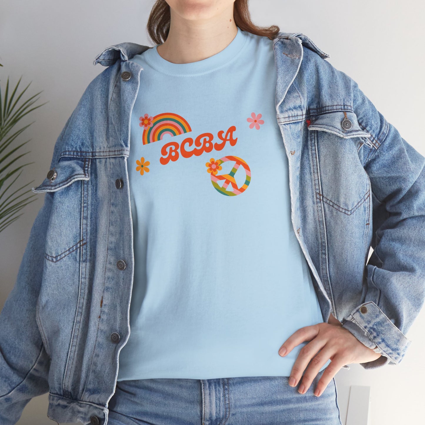 Retro Rainbow Peace Tee, Unisex Cotton T-Shirt, Vintage Graphic Shirt, Festival Wear, Summer Fashion, Gift for Friends