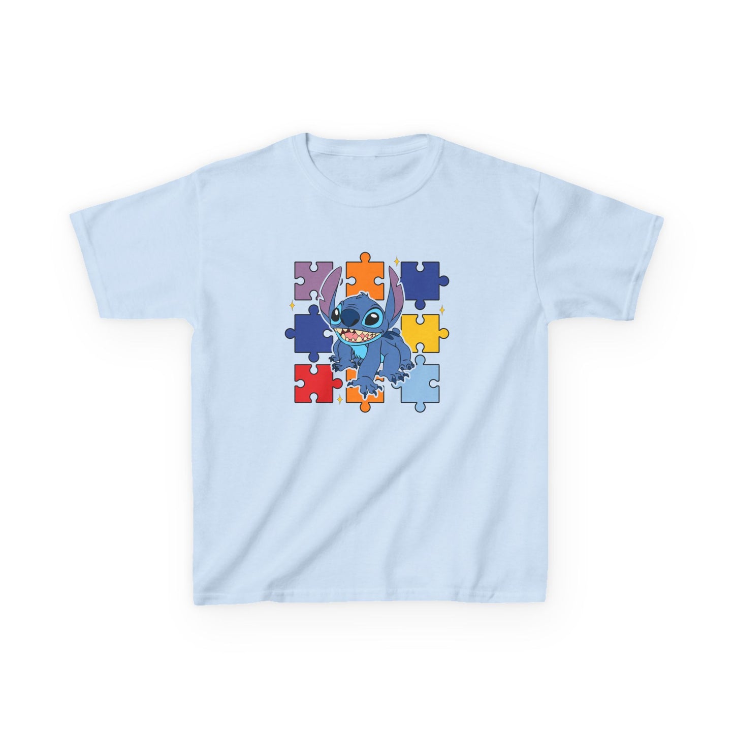 Autism Puzzle Stitch Kids Tee