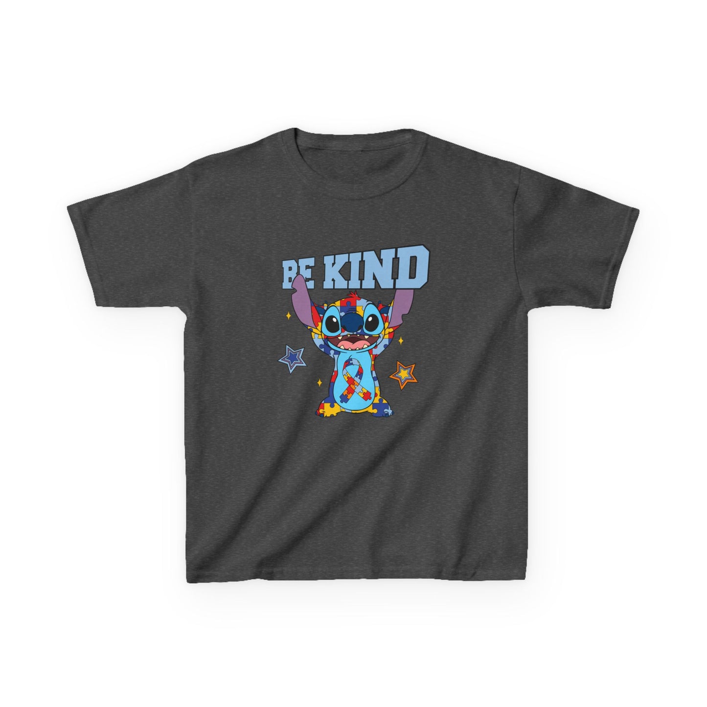 Kids Tee — Cute 'Be Kind' Cartoon Alien Graphic Shirt