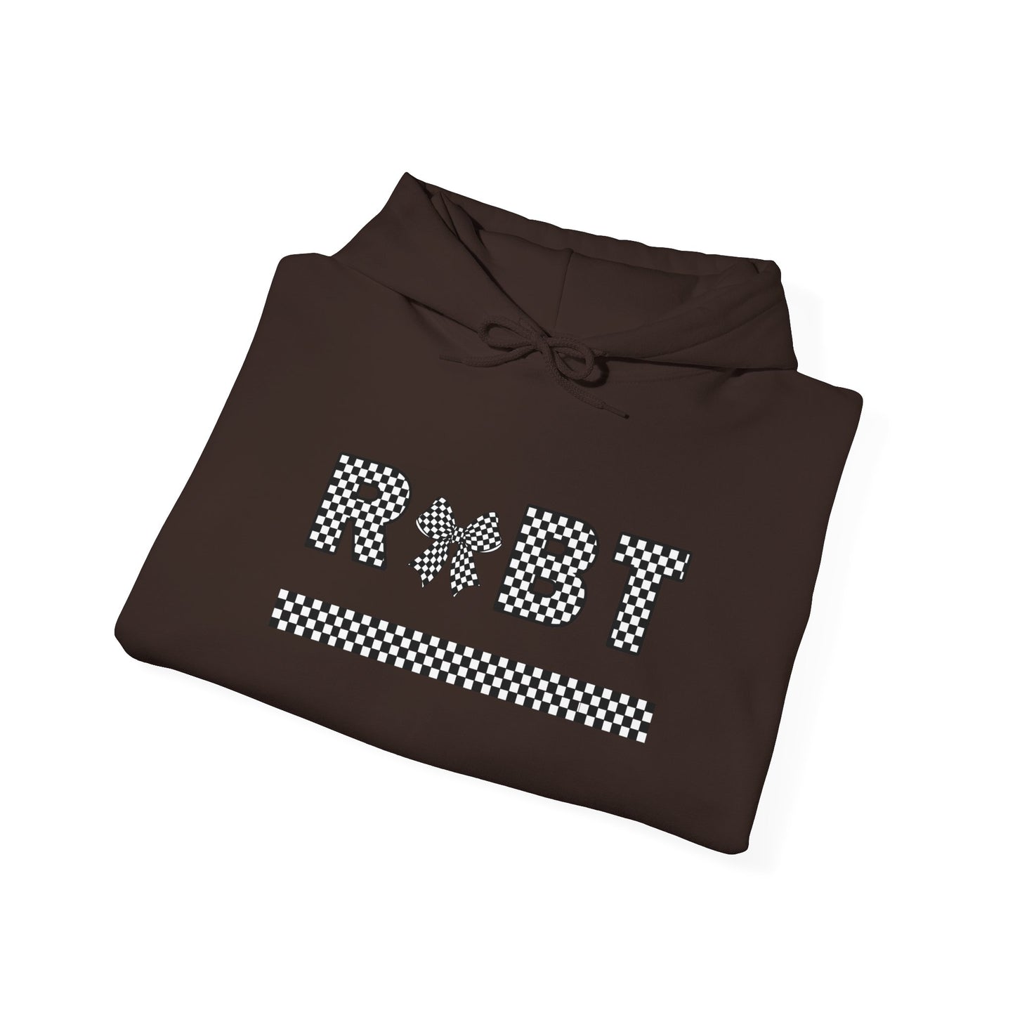 RBT Bow Checkered Hooded Sweatshirt