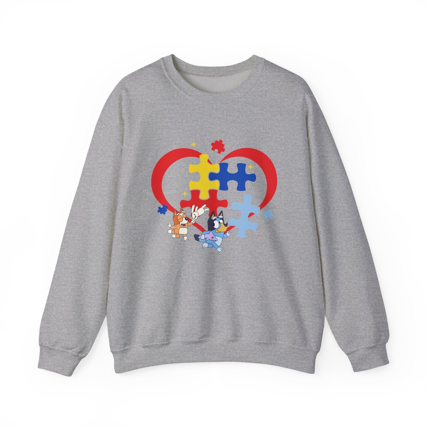 Autism Awareness Puzzle Heart Sweatshirt