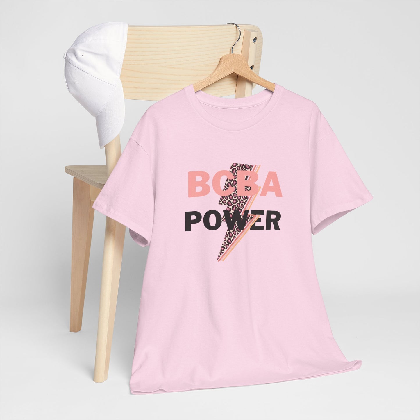 BCBA Power Unisex Heavy Cotton Tee - Empowerment Graphic T-Shirt