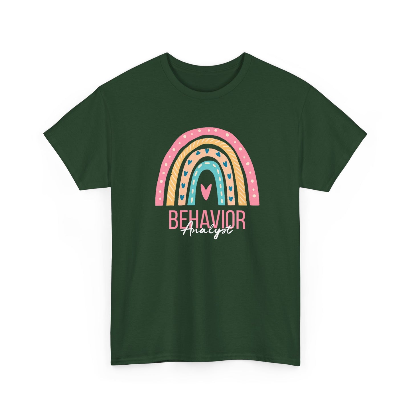 Behavior Analyst Rainbow T-Shirt – Cute Pastel ABA Tee for Teachers & Therapists