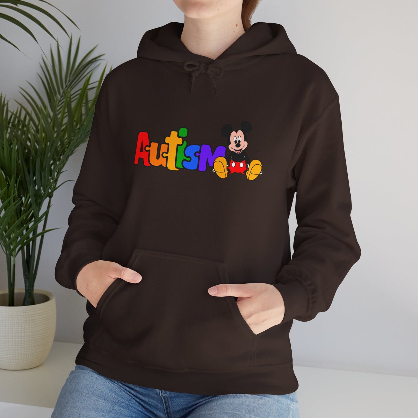 Autism Pride Hoodie — Colorful Puzzle Logo Sweatshirt