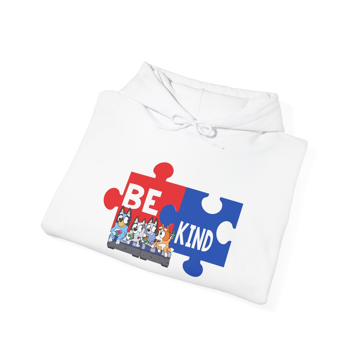 Be Kind Puzzle Hoodie – Autism Awareness Community Sweatshirt