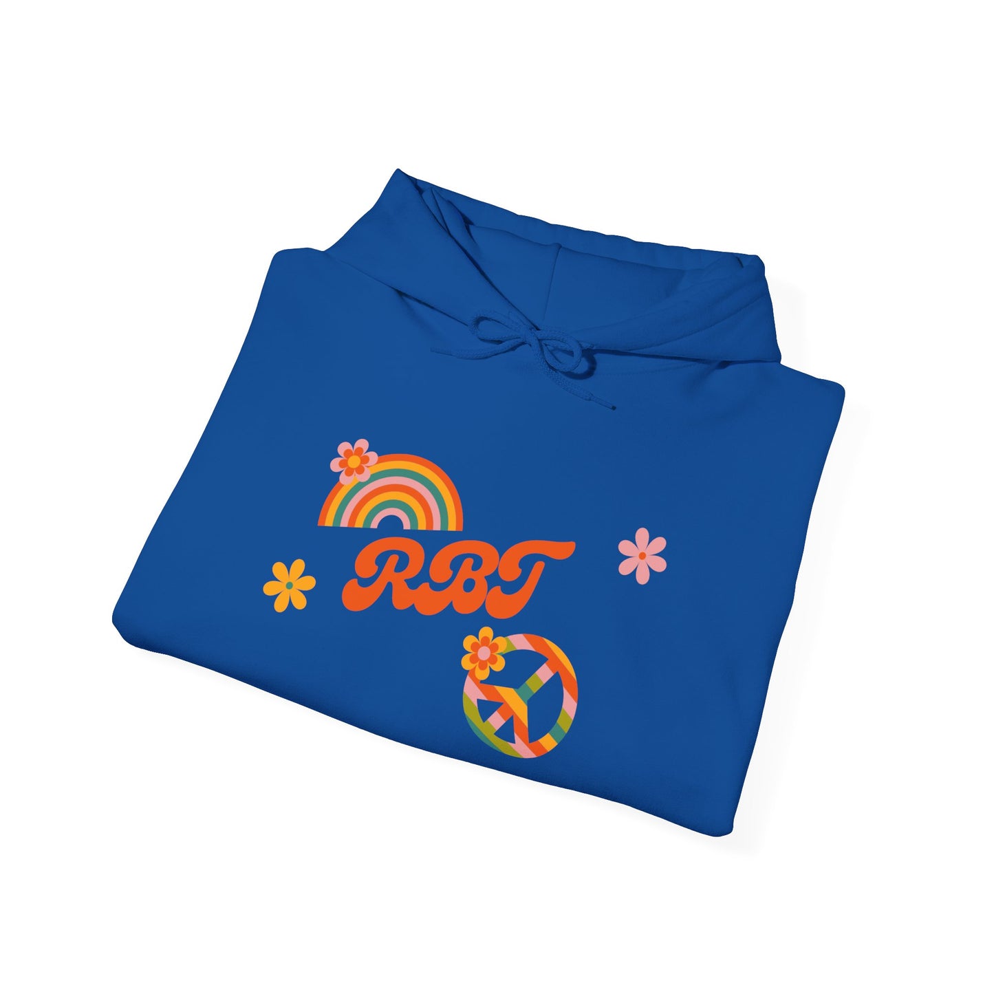 Retro Rainbow RBT Hooded Sweatshirt