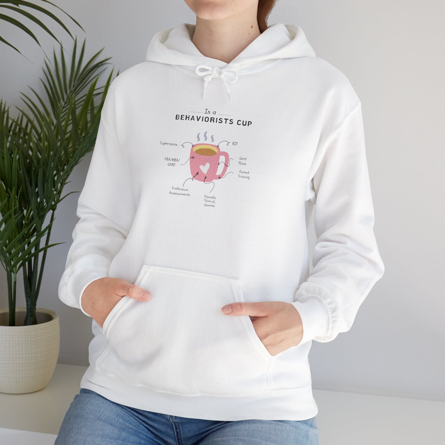 Behaviorists Cup Hoodie — Cute Chemistry Coffee Mug Diagram Sweatshirt