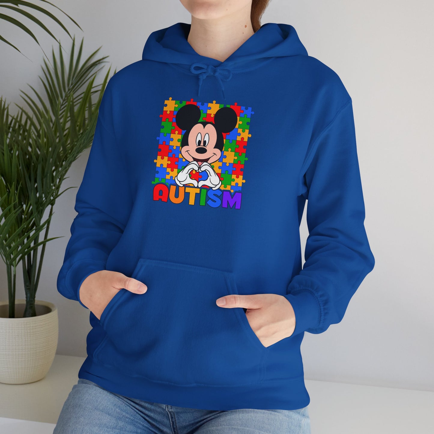 Autism Puzzle Heart Hoodie — Colorful Awareness Pullover
