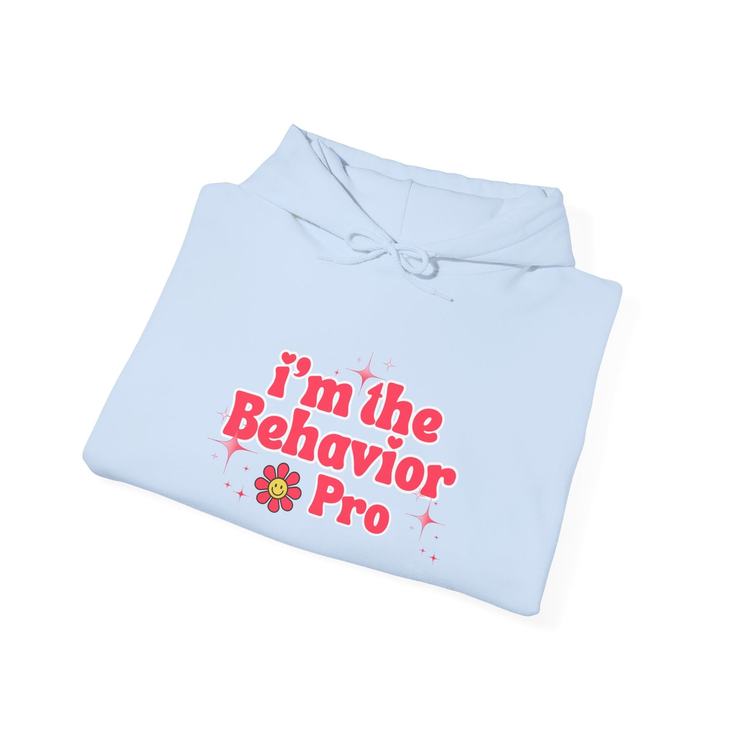 Behavior Pro Hoodie — Retro Flower "I'm the Behavior Pro"
