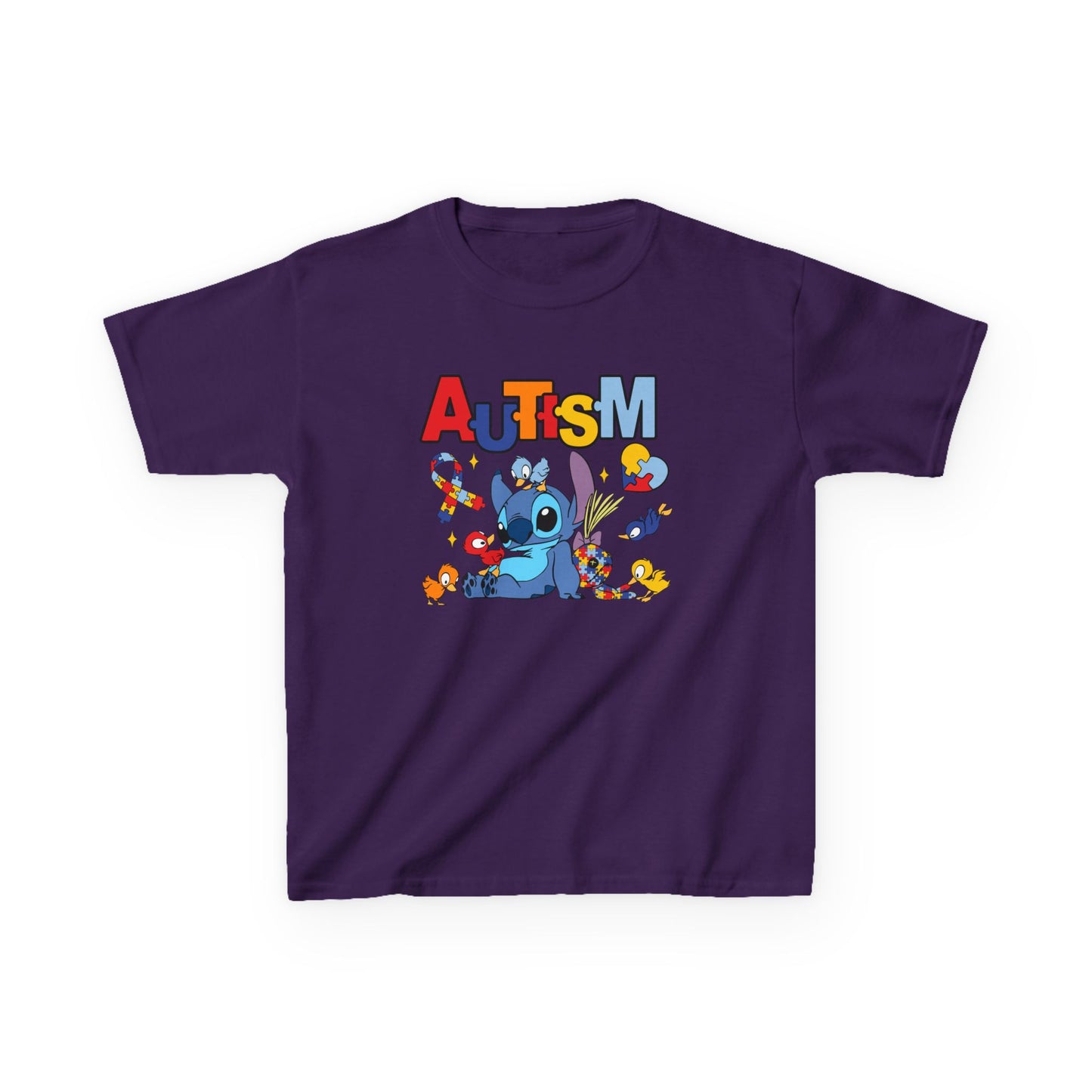 Kids Tee — Cute Autism Awareness Design with Puzzle Pieces