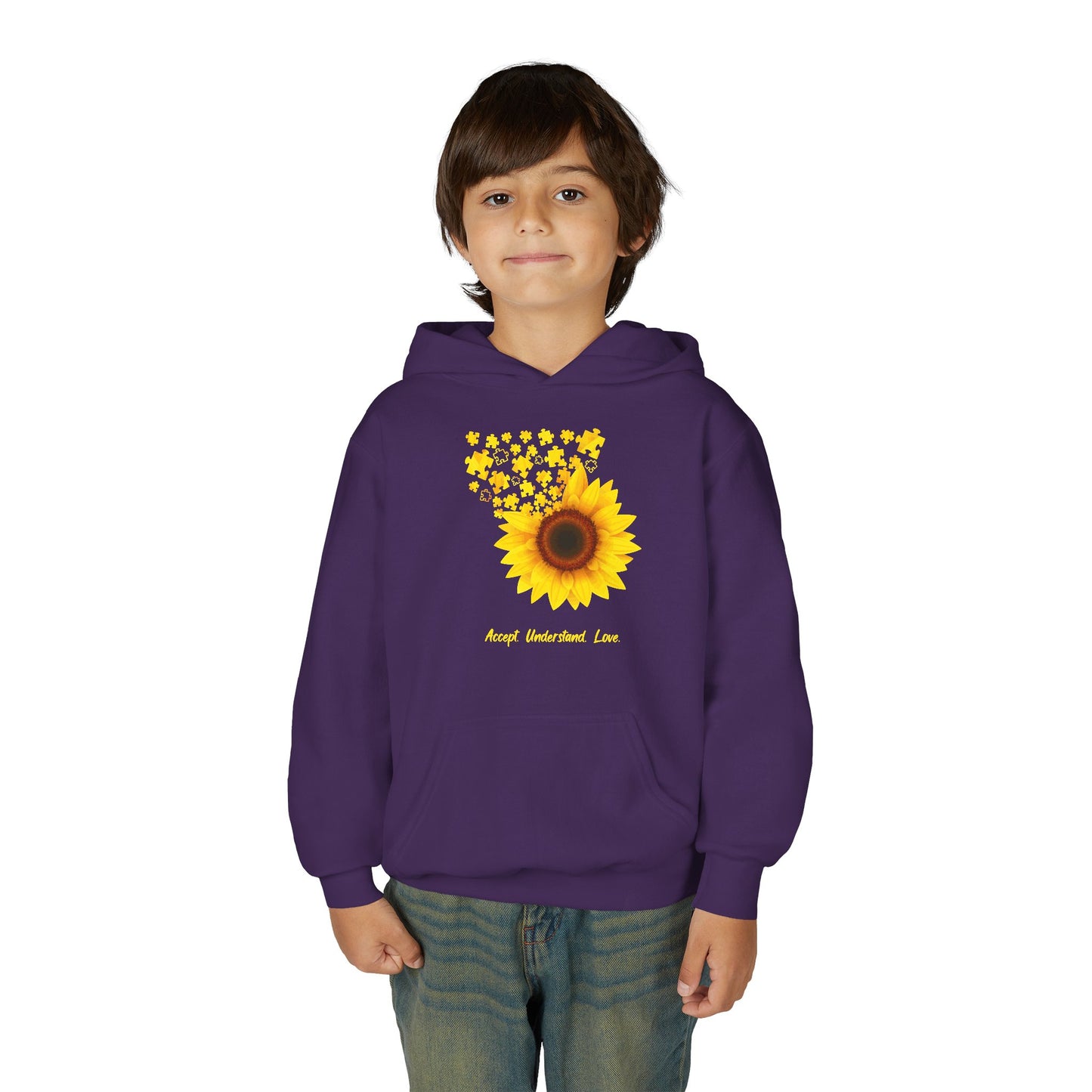 Sunflower Love Youth Heavy Blend Hoodie