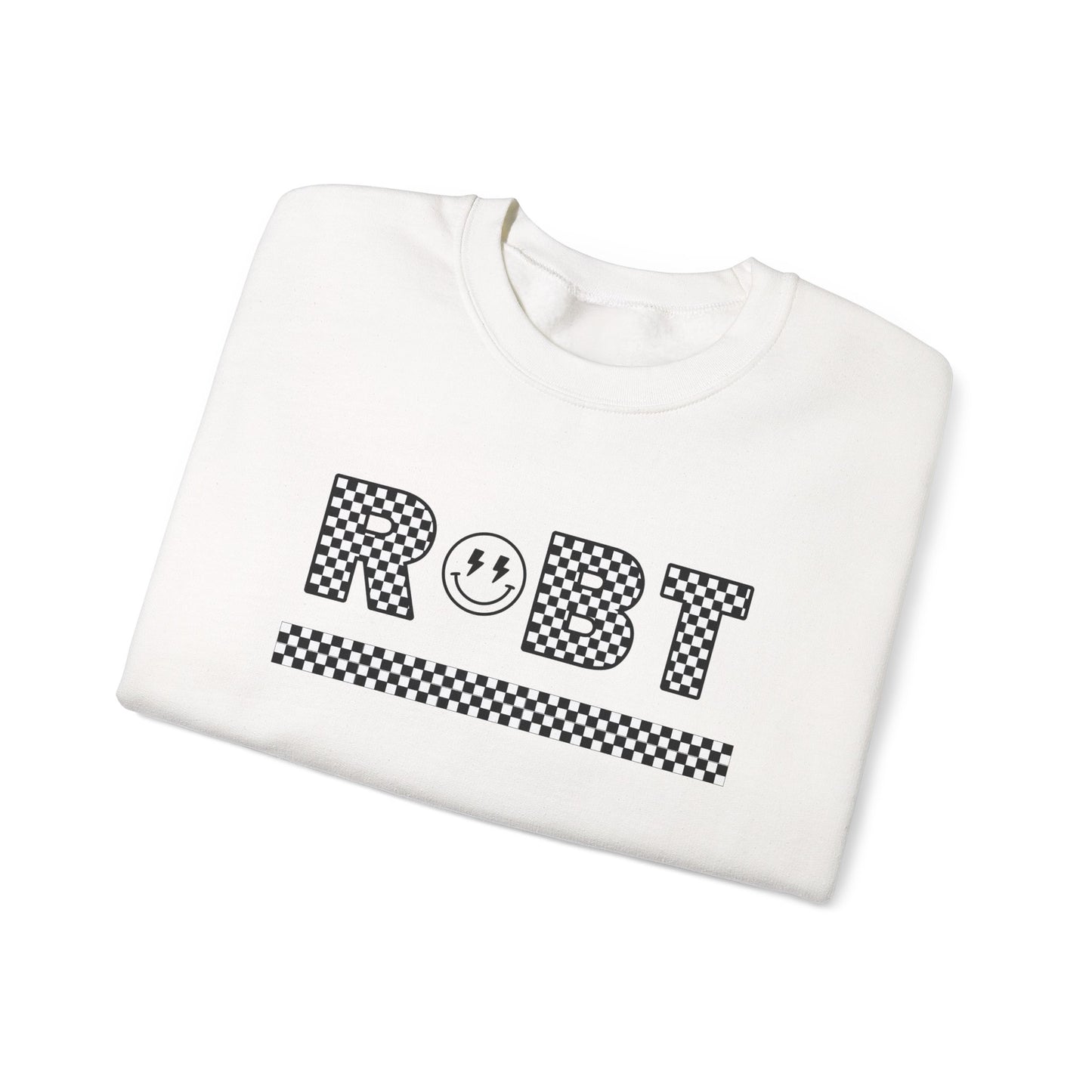 RBT Checkerboard Logo with Smile- Crewneck Sweatshirt