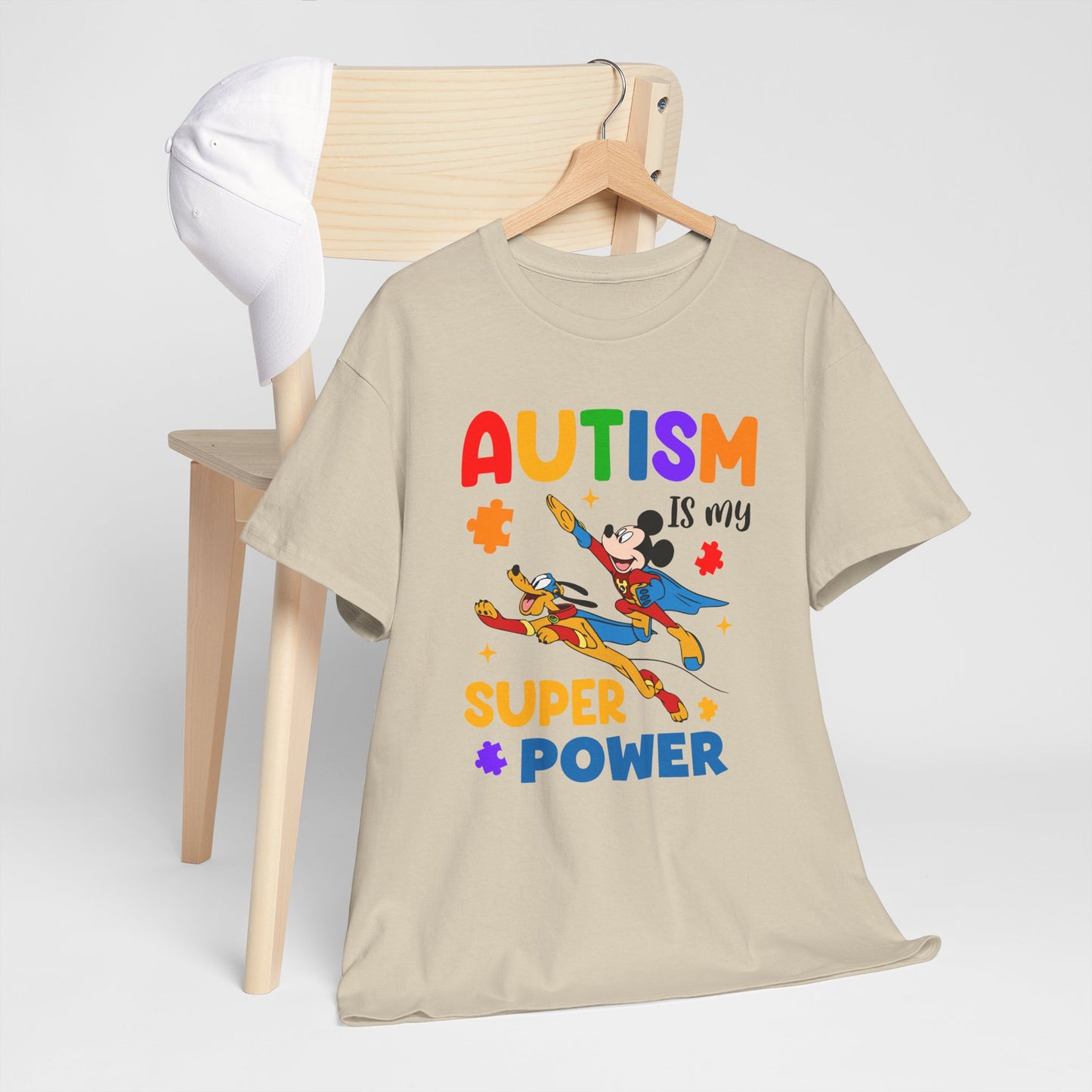 Autism Is My Superpower Tee — Colorful Autism Awareness Kids Shirt