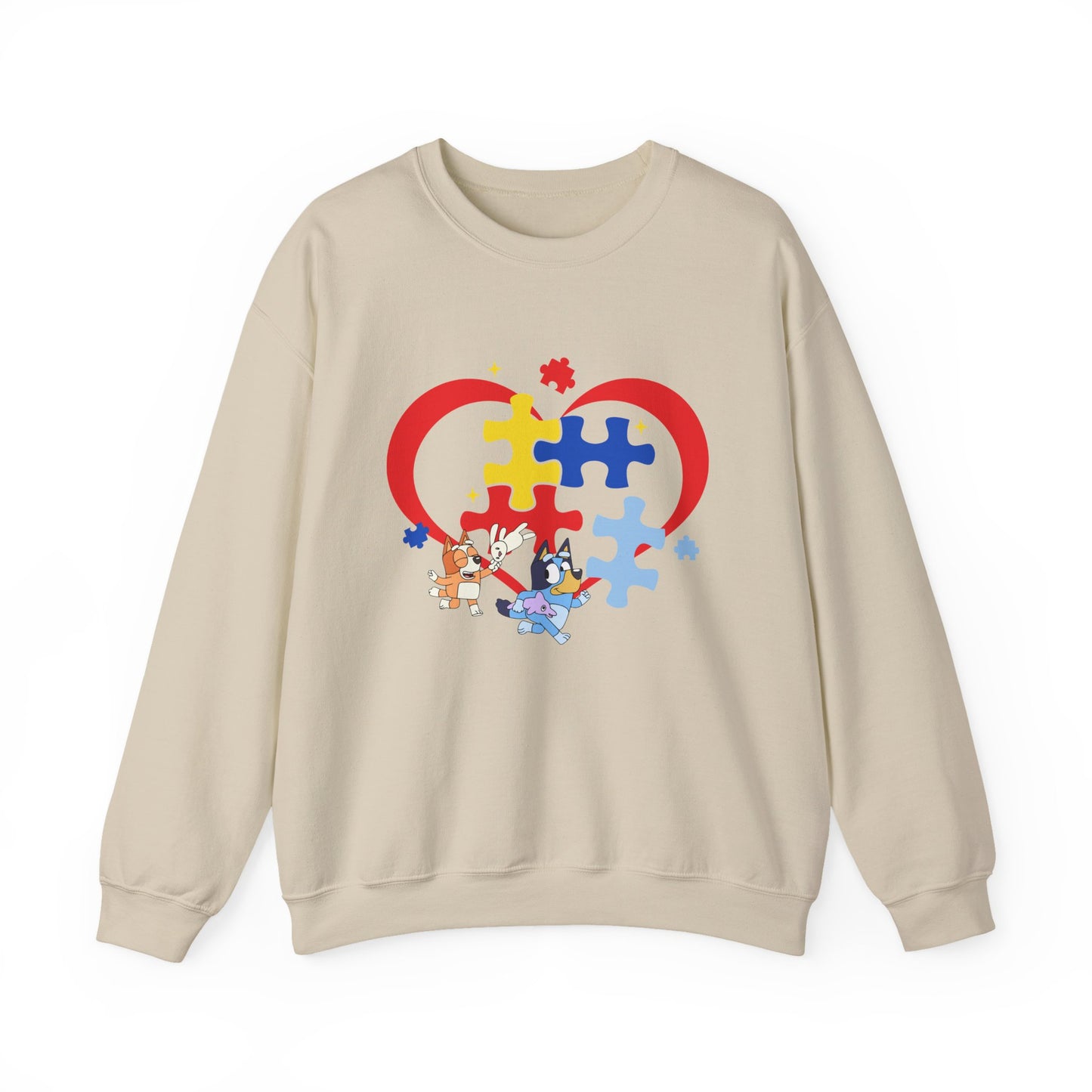 Autism Awareness Puzzle Heart Sweatshirt