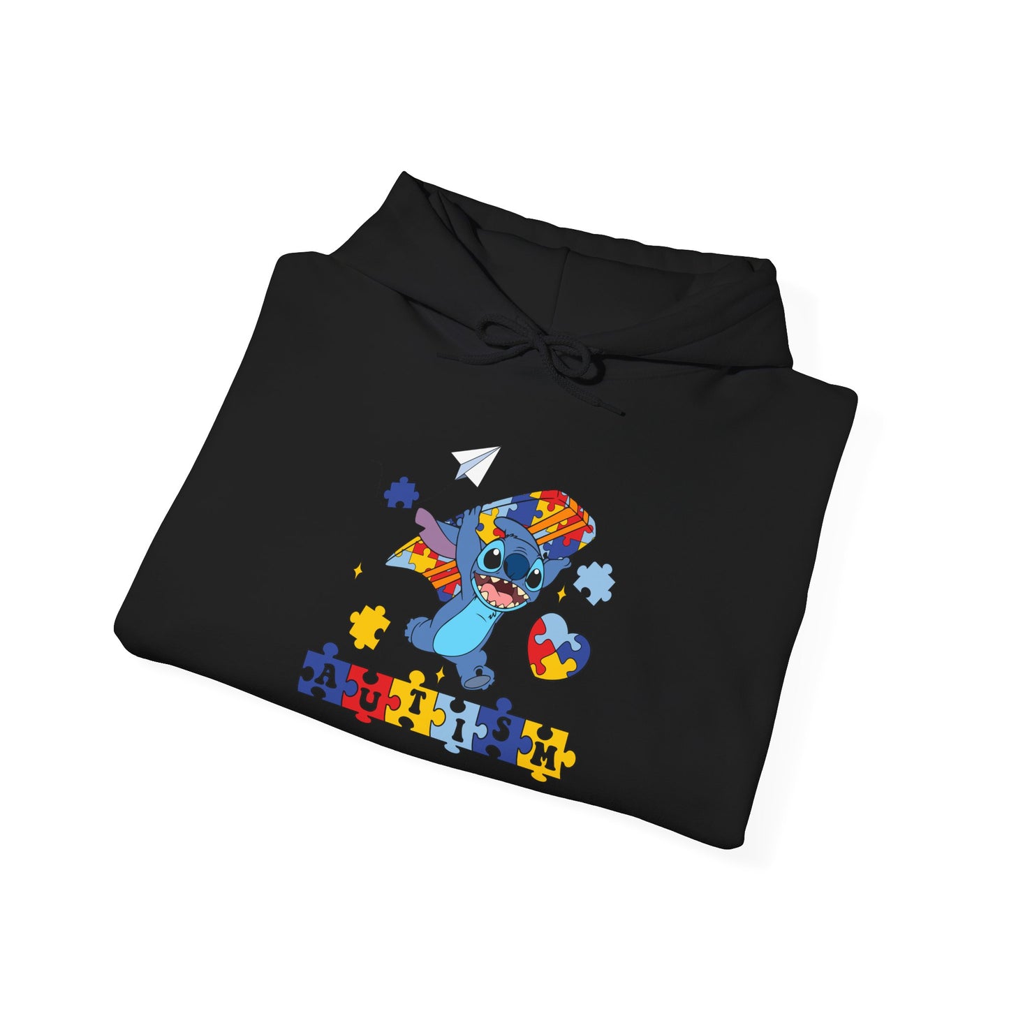 Autism Awareness Puzzle-Heart Hoodie – Colorful Support Sweatshirt