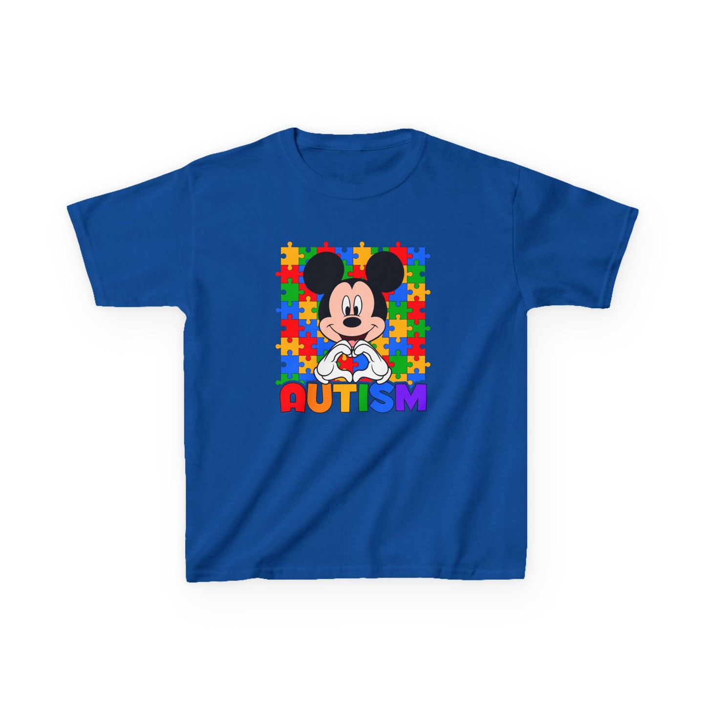 Kids Autism Puzzle Heart T-Shirt