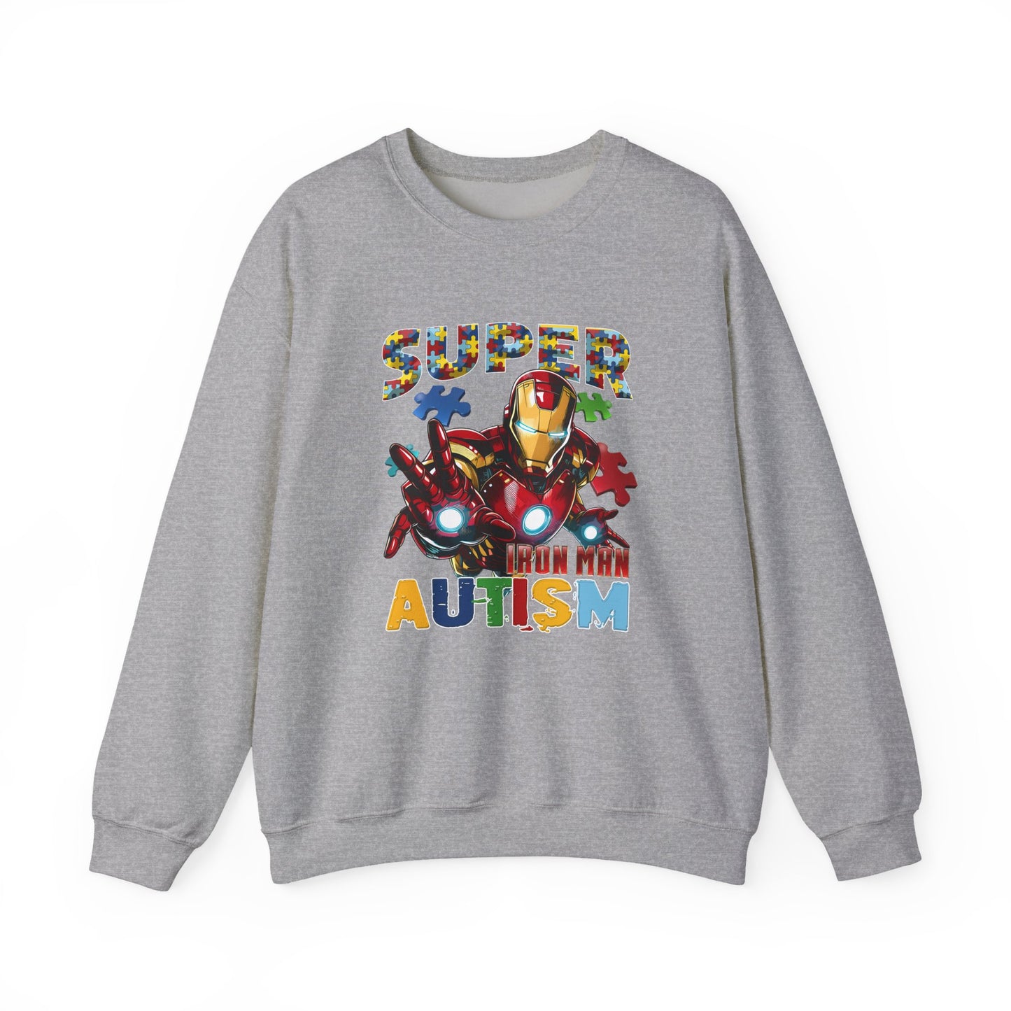 Autism Awareness Iron Hero Sweatshirt