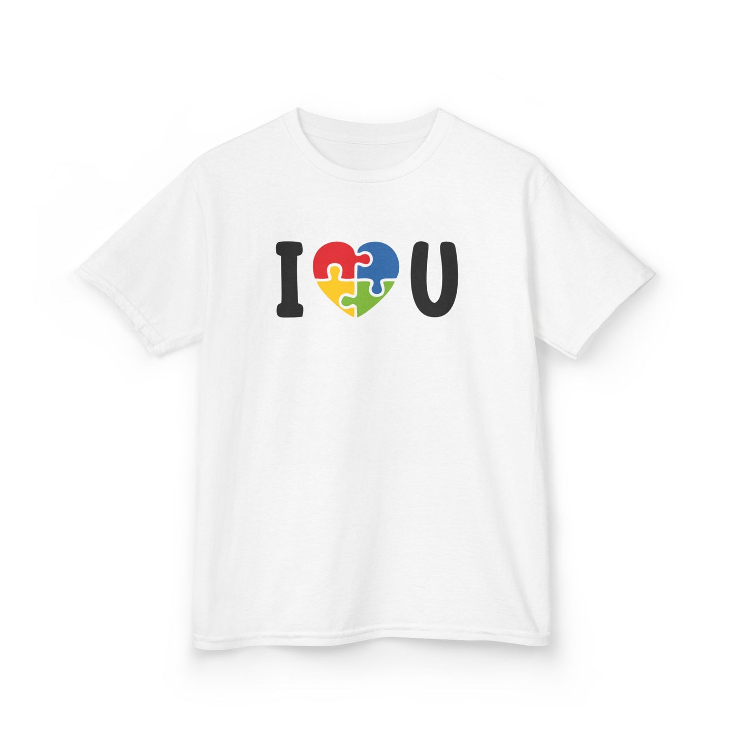 Colorful Puzzle Love Kids Tee