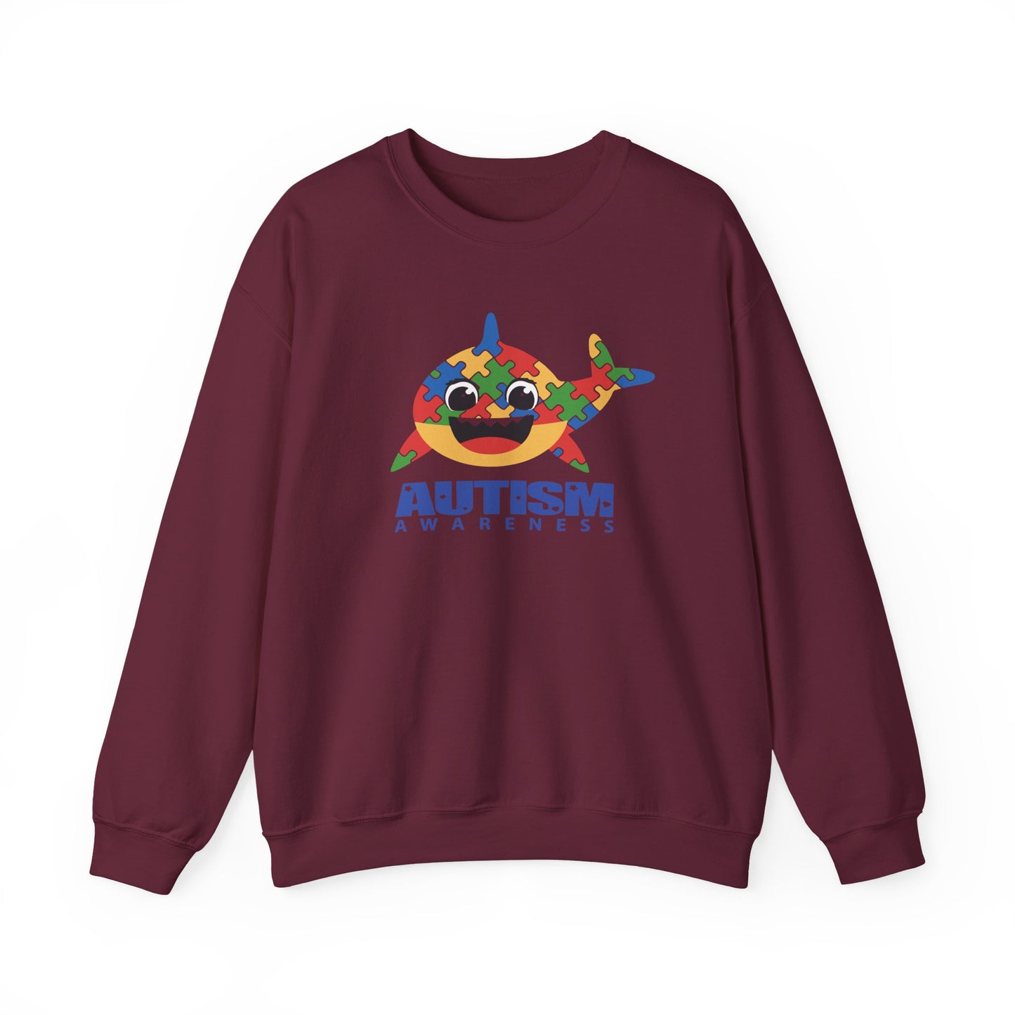 Baby Shark Autism Awareness Crewneck Sweatshirt