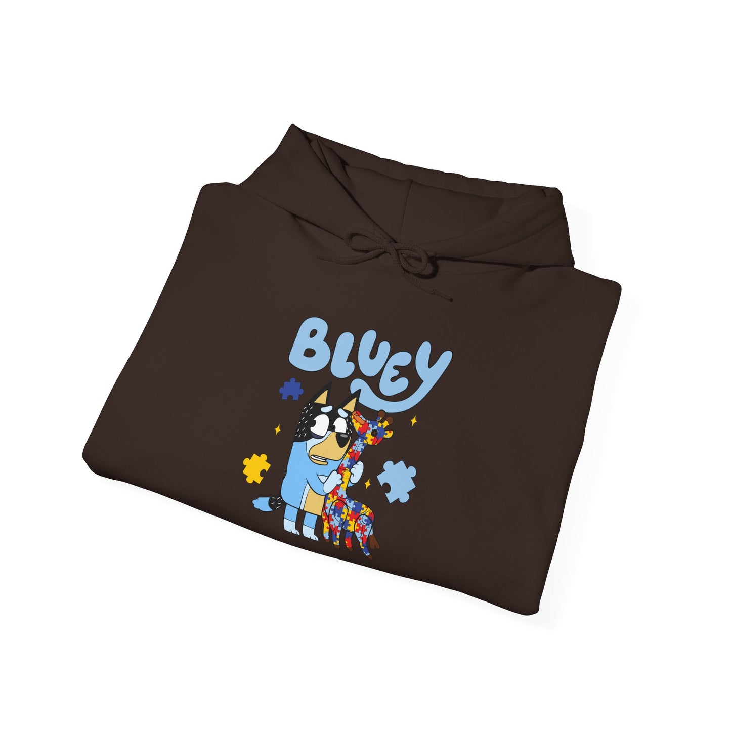 Bluey Cartoon Hoodie — Cute Blue Heeler Kids TV Character Pullover