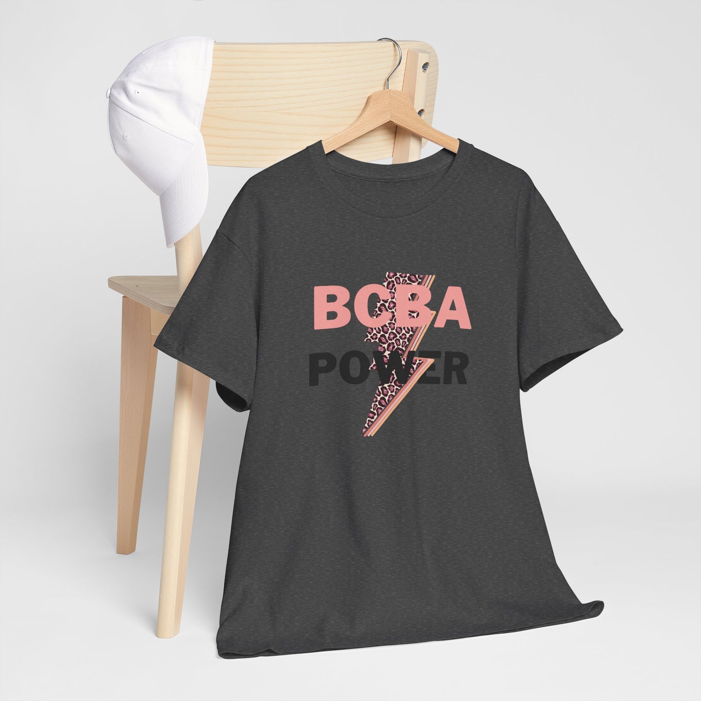 BCBA Power Unisex Heavy Cotton Tee - Empowerment Graphic T-Shirt