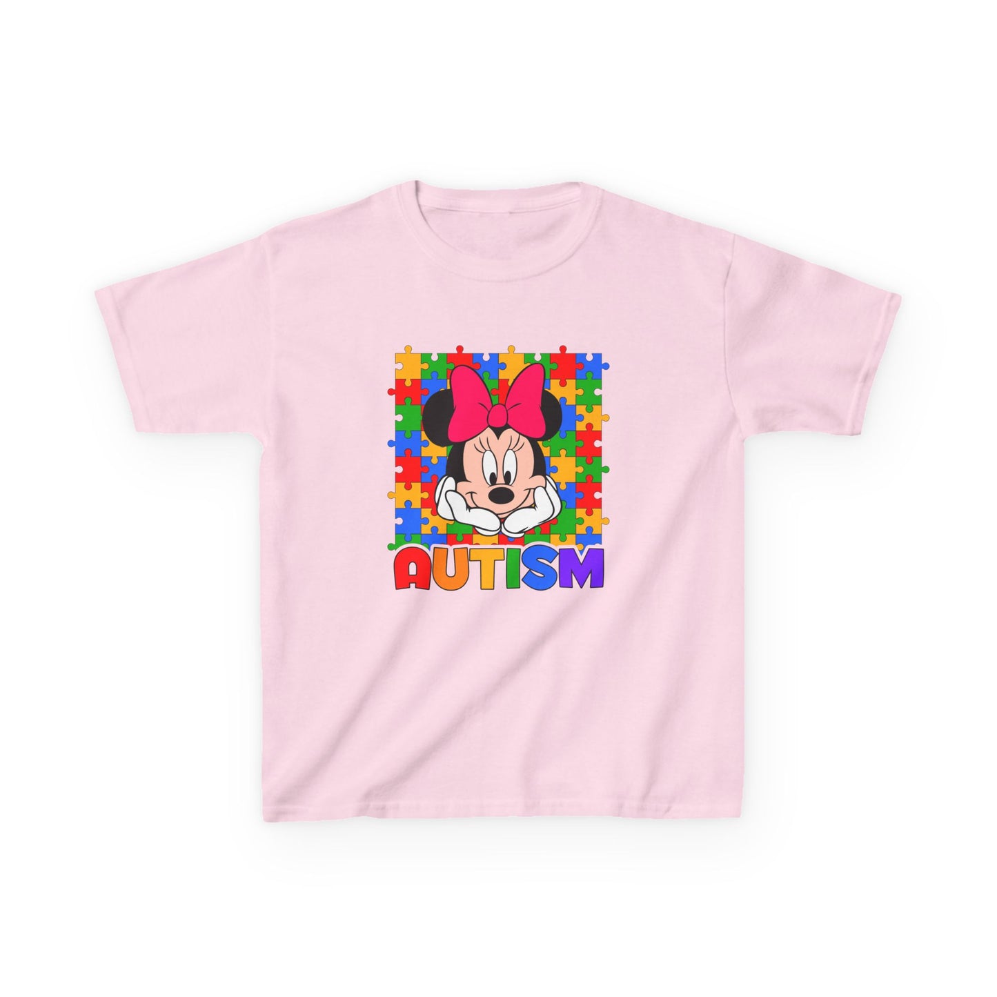 Kids Tee — Colorful Puzzle Autism Support Shirt