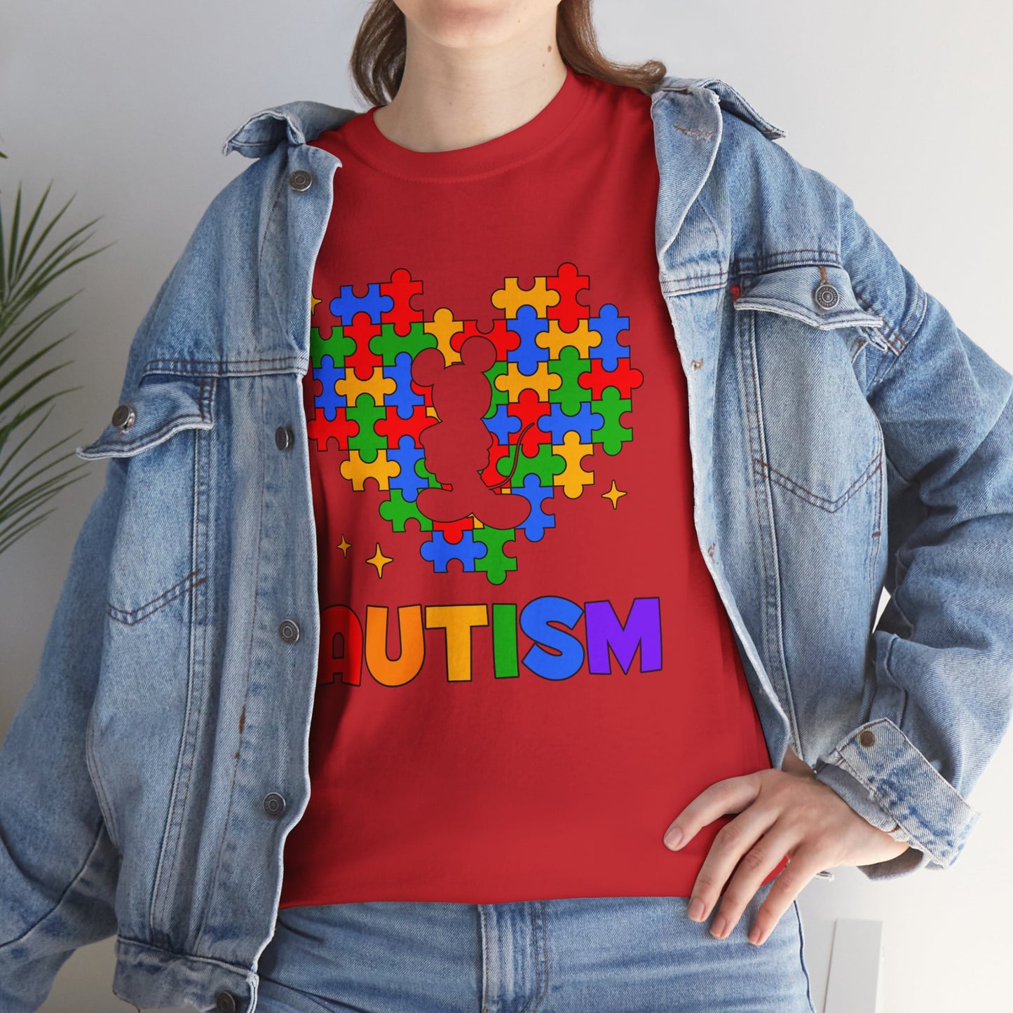 Autism Puzzle Heart T-Shirt — Colorful Support Tee
