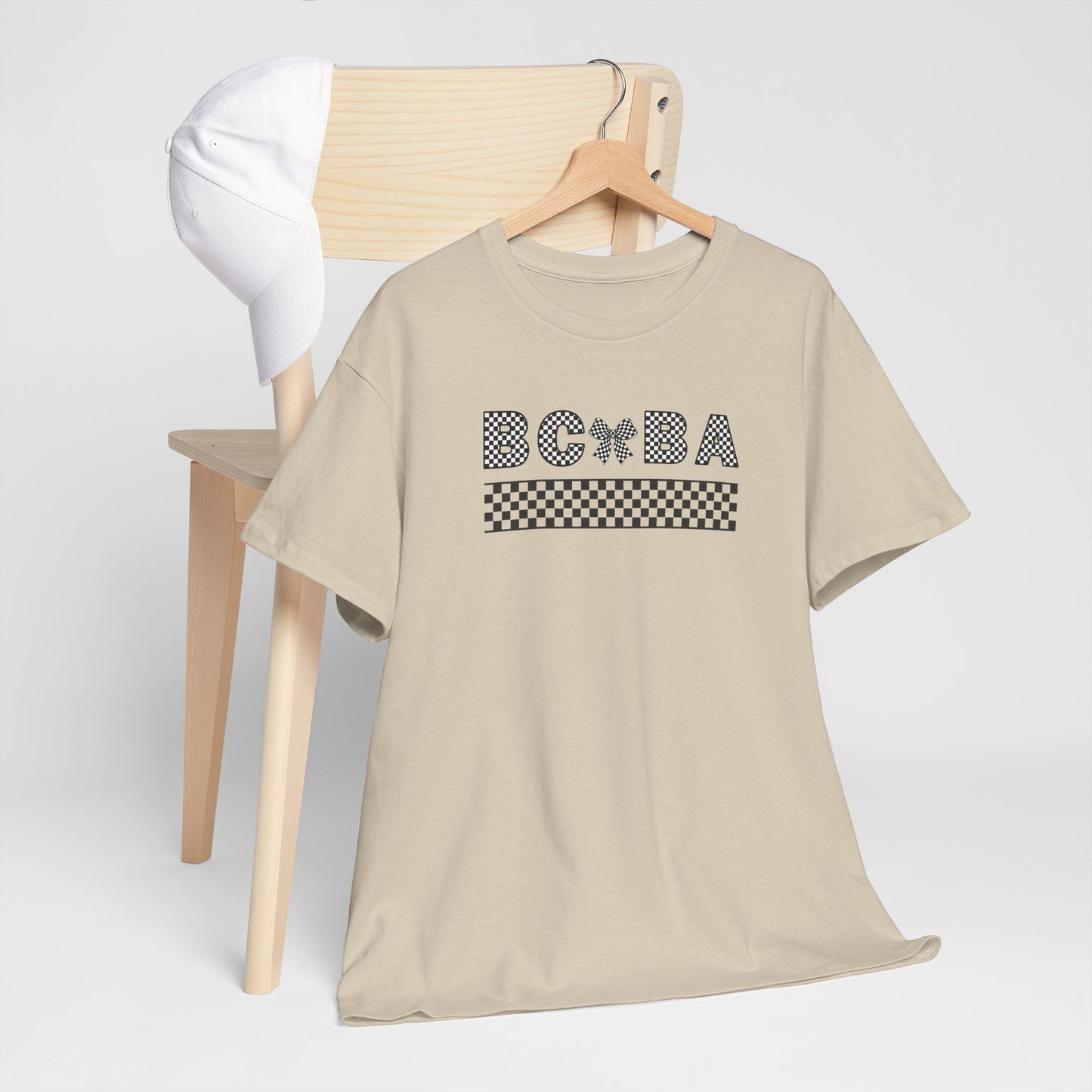 BCBA Unisex Heavy Cotton Tee - Casual Chic Graphic Tee for Everyday Style