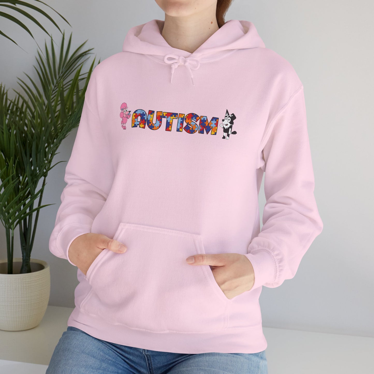 Autism Awareness Puzzle Heart Hoodie – Support Autism Advocacy Sweatshirt