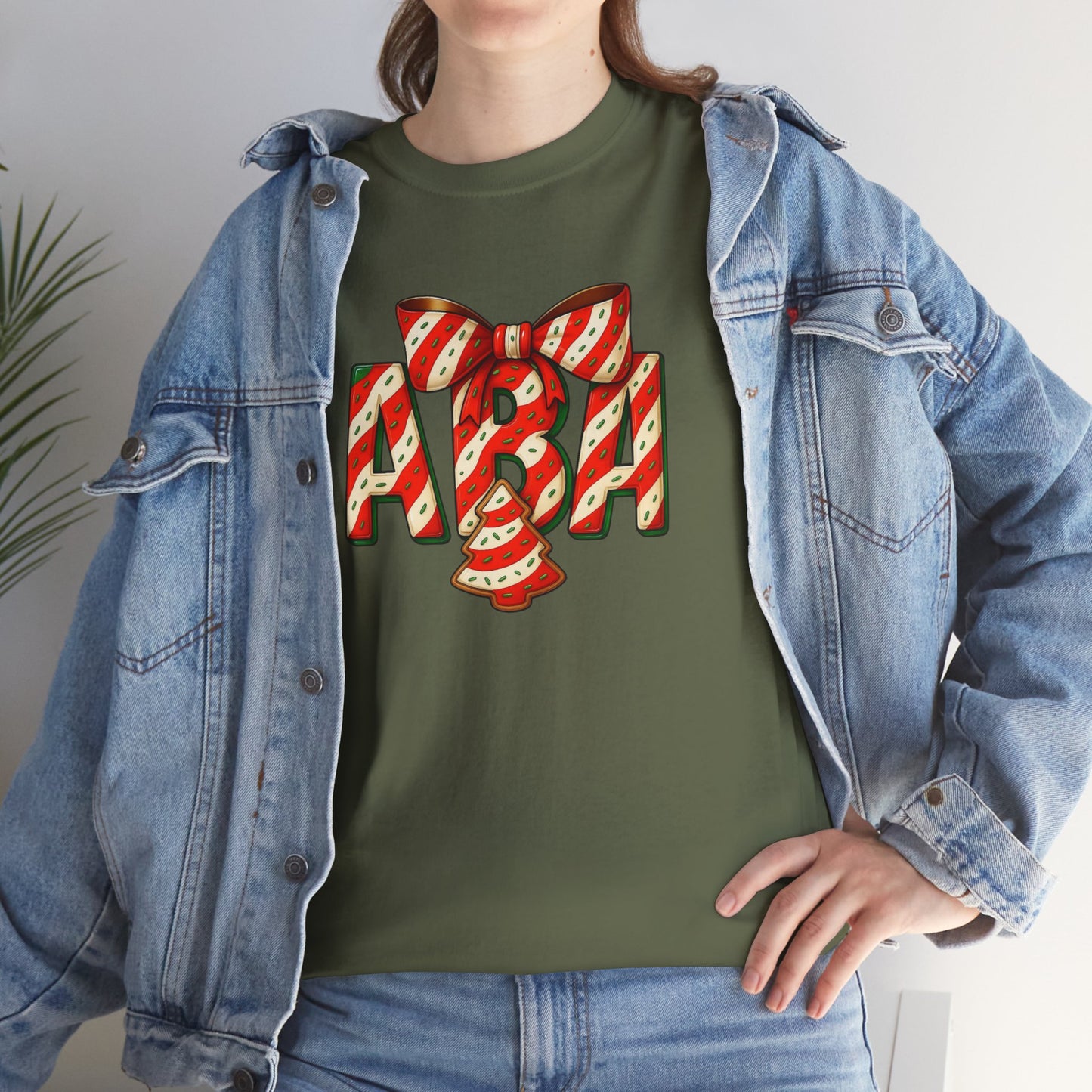 ABA Lil Debbie Christmas Tree Cake Tee — ABA Holiday Dessert Graphic T-Shirt