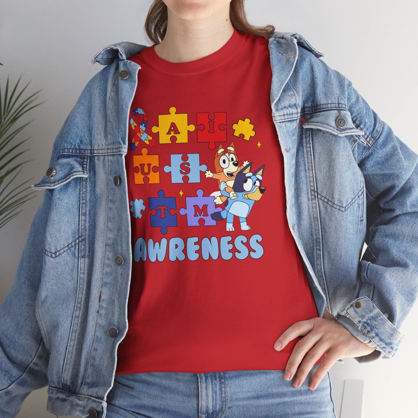 Autism Awareness Puzzle Tee - "I Am Awareness" Support Shirt