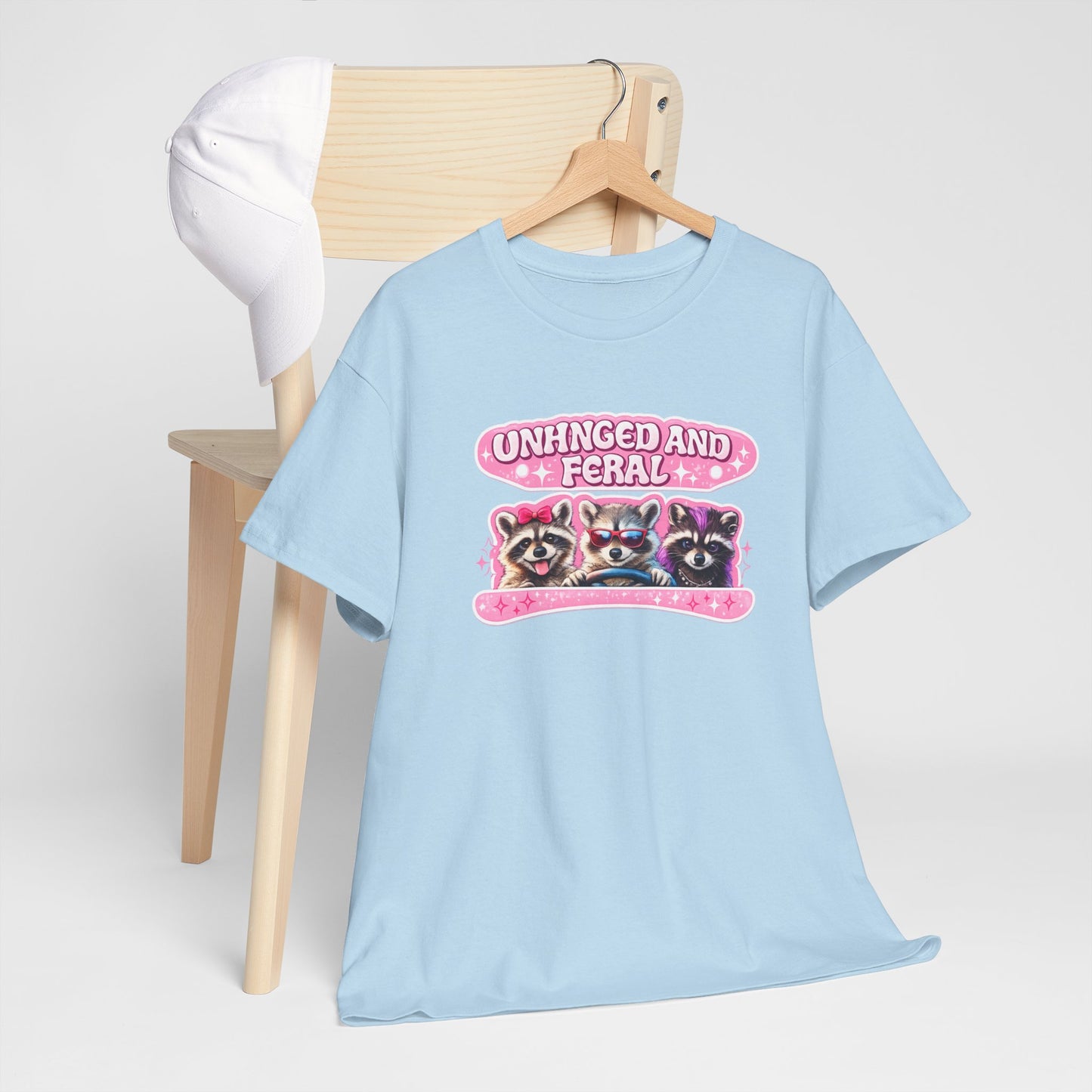 Unhinged and Feral Raccoon Tee