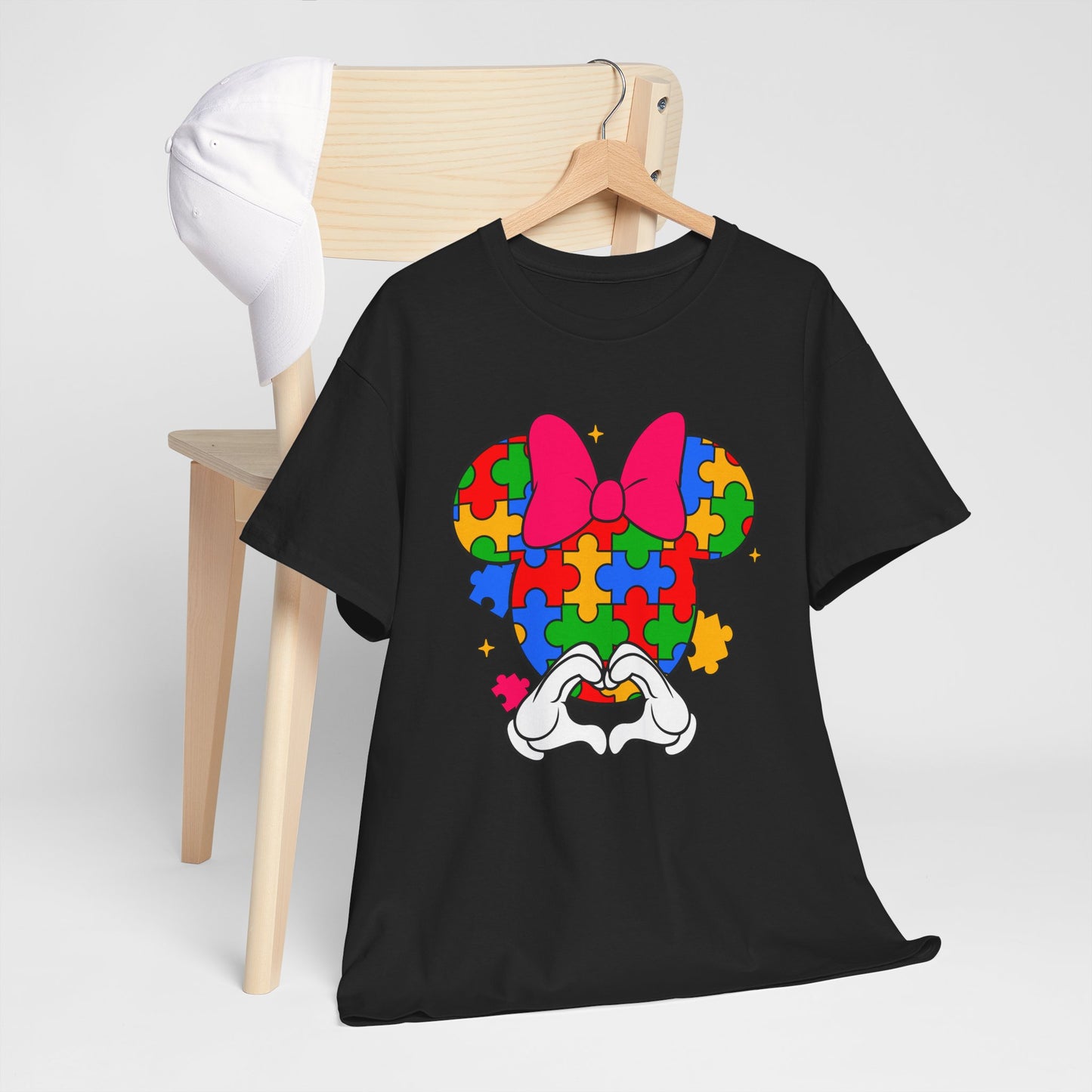 Autism Awareness Puzzle Minnie T-Shirt