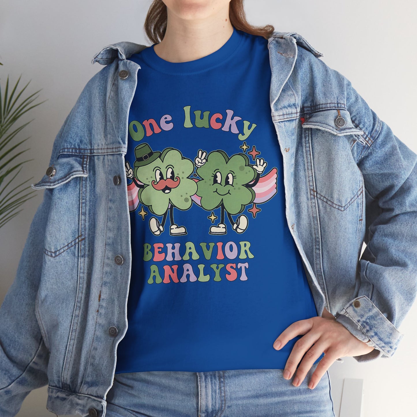 One Lucky Behavior Analyst T-Shirt — St. Patrick’s Day Shamrock ABA Shirt