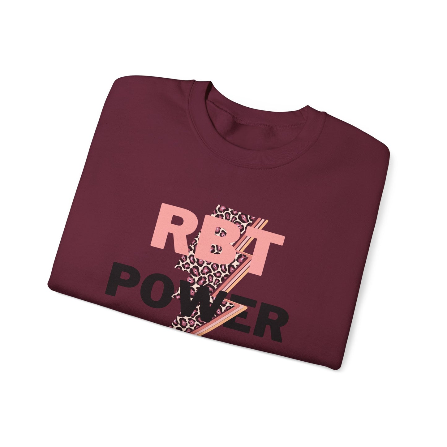 RBT Power Crewneck Sweatshirt – Retro Lightning Graphic