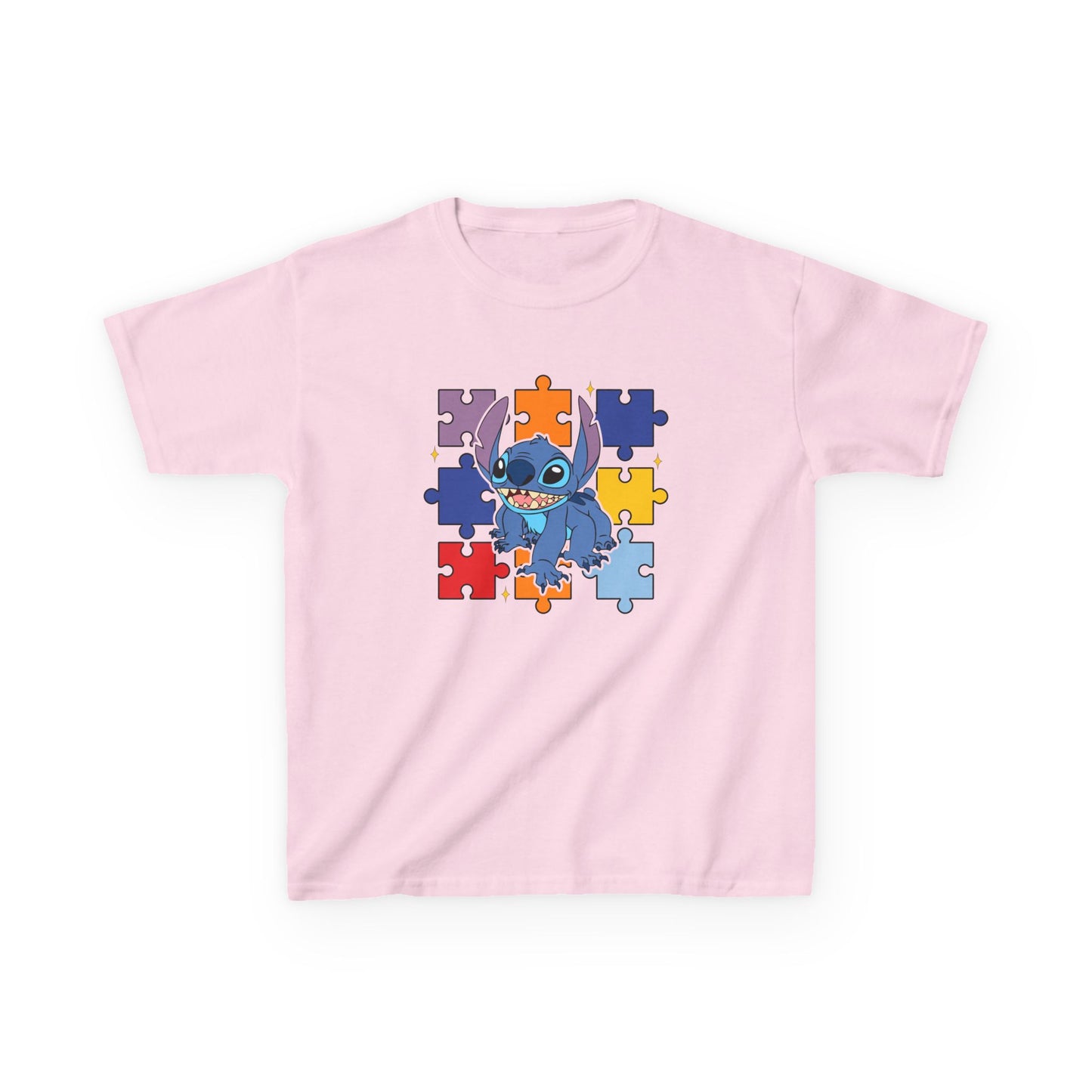 Autism Puzzle Stitch Kids Tee